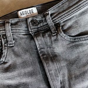 AGOLDE grey jeans